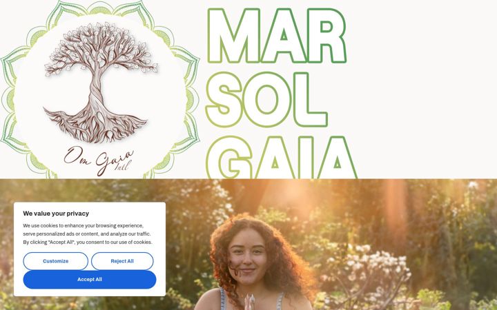 Screenshot of marsolgaia.com