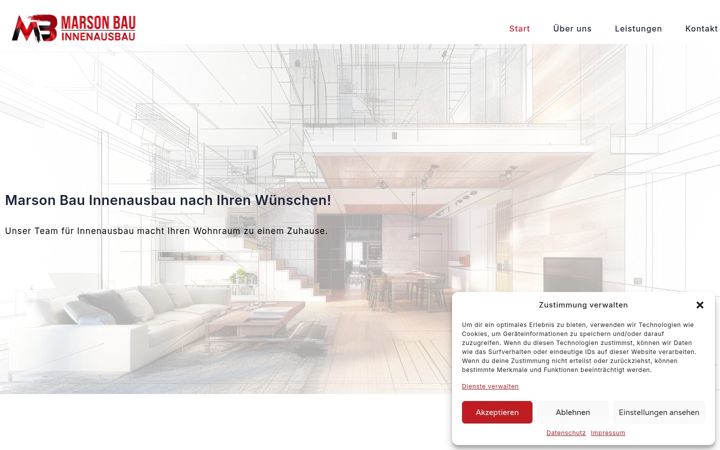 Screenshot of marson-bau.com