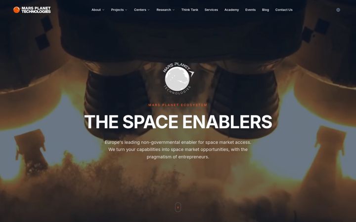 Screenshot of marsplanet.org