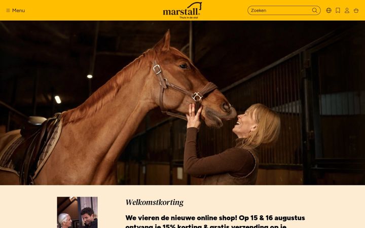 Screenshot of marstall.nl