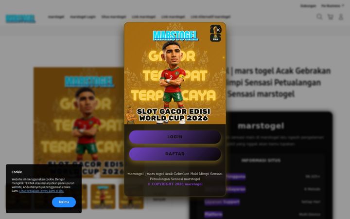 Screenshot of marstogel.net