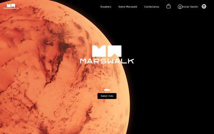 Screenshot of marswalkbrand.com