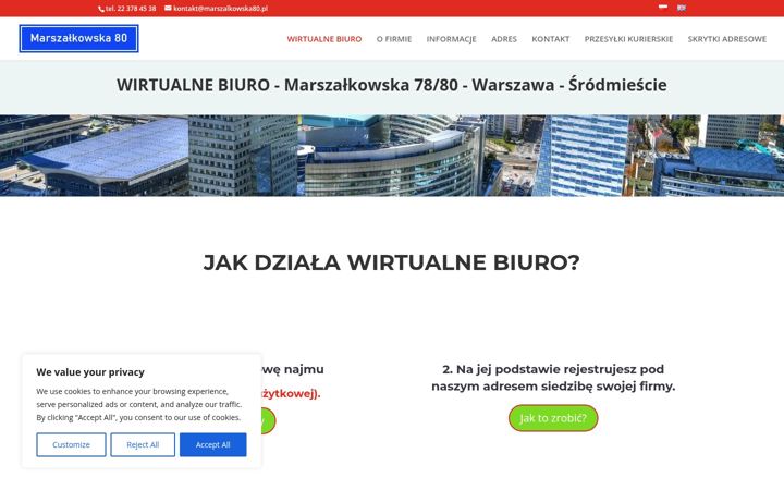 Screenshot of marszalkowska80.pl