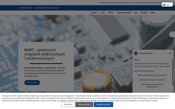 Screenshot of mart-electronics.pl