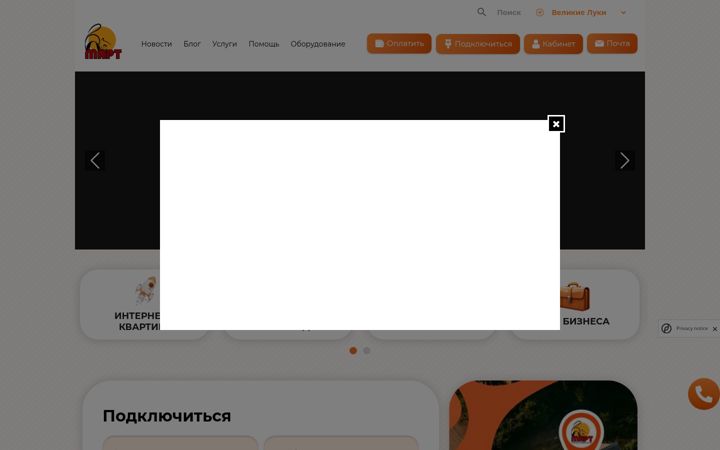 Screenshot of mart.ru