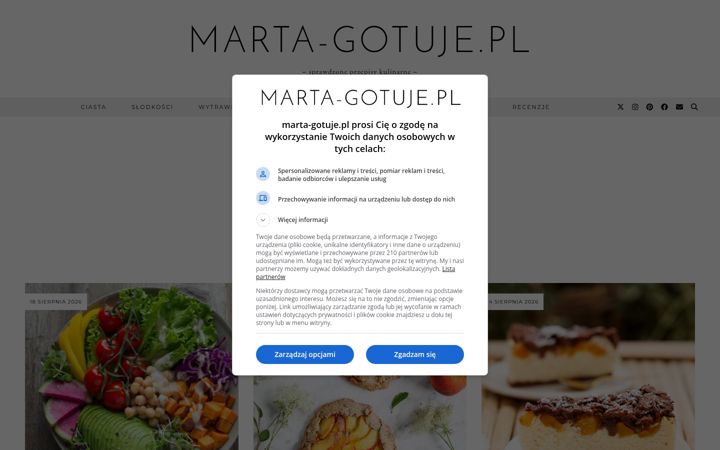 Screenshot of marta-gotuje.pl