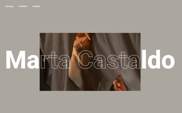 Screenshot of martacastaldo.it