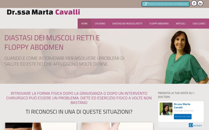 Screenshot of martacavalli.it