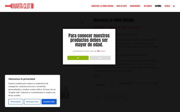 Screenshot of martaclot.com