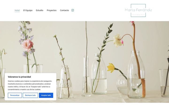 Screenshot of martaferrandiz.com