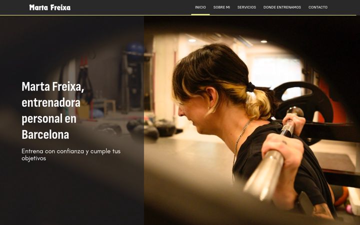 Screenshot of martafreixa.com