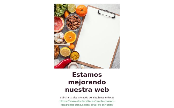 Screenshot of martamoronendocrino.com