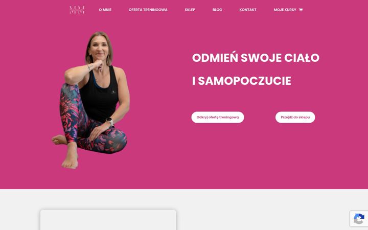 Screenshot of martamoszczynska.pl