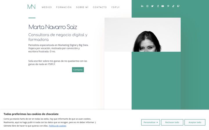 Screenshot of martanavarrosaiz.com