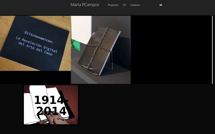Screenshot of martapcampos.com