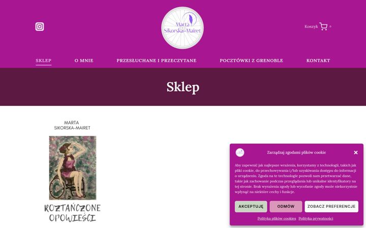 Screenshot of martasikorska-mairet.com