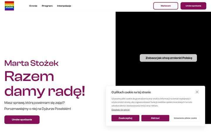 Screenshot of martastozek.pl