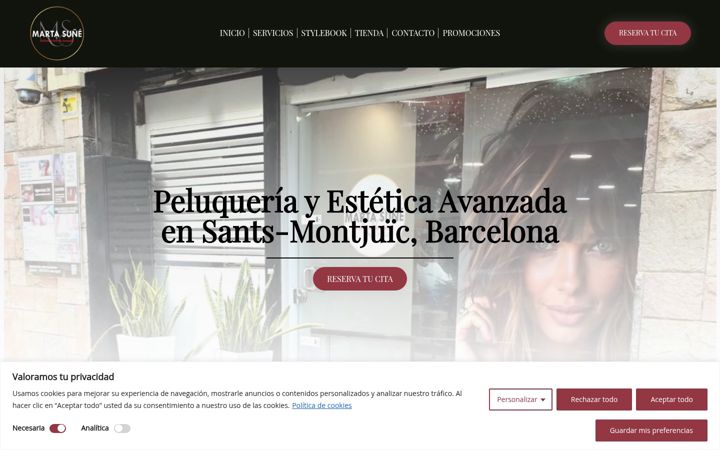 Screenshot of martasune.es