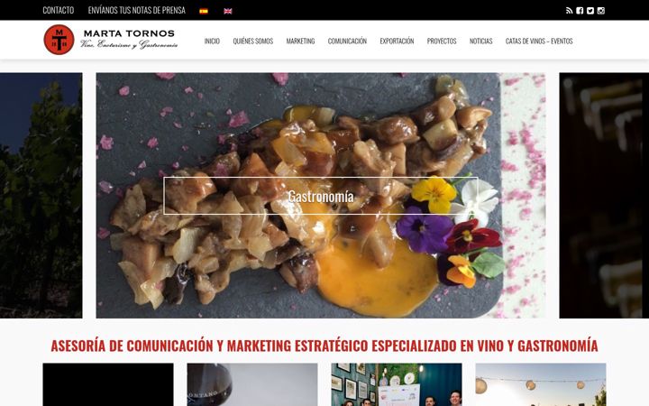 Screenshot of martatornos.com