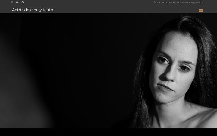 Screenshot of martatorresactriz.es