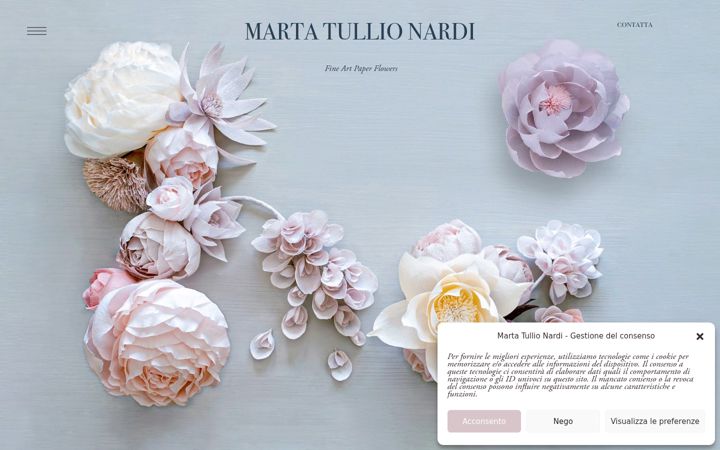 Screenshot of martatullionardi.com