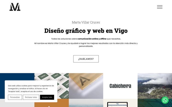 Screenshot of martavillarcruces.com