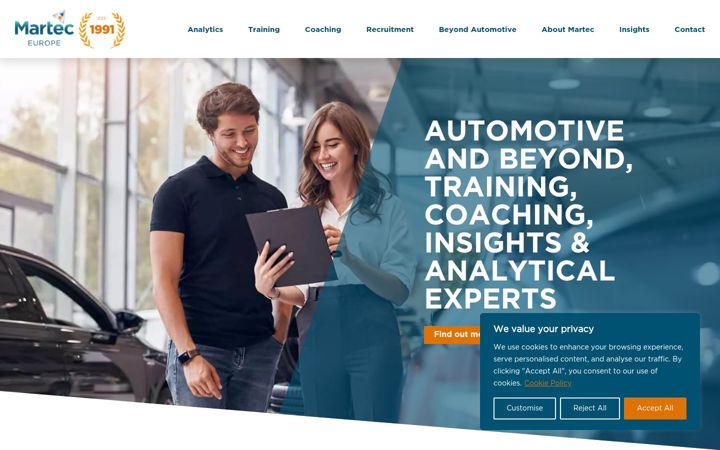 Screenshot of martec.co.uk