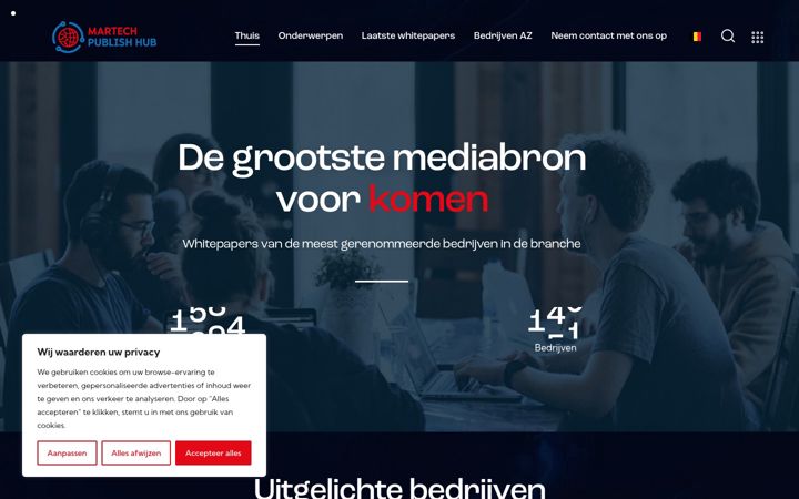 Screenshot of martechpublishhubbe.com