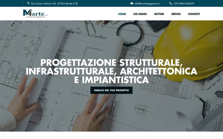 Screenshot of marteingegneria.it
