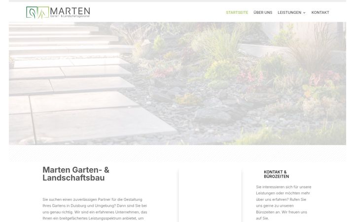 Screenshot of marten-garten.de