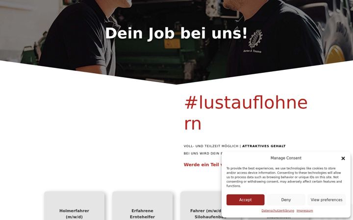 Screenshot of marten-teune-jobs.de