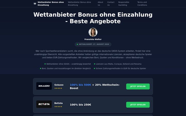 Screenshot of martha-studie.de