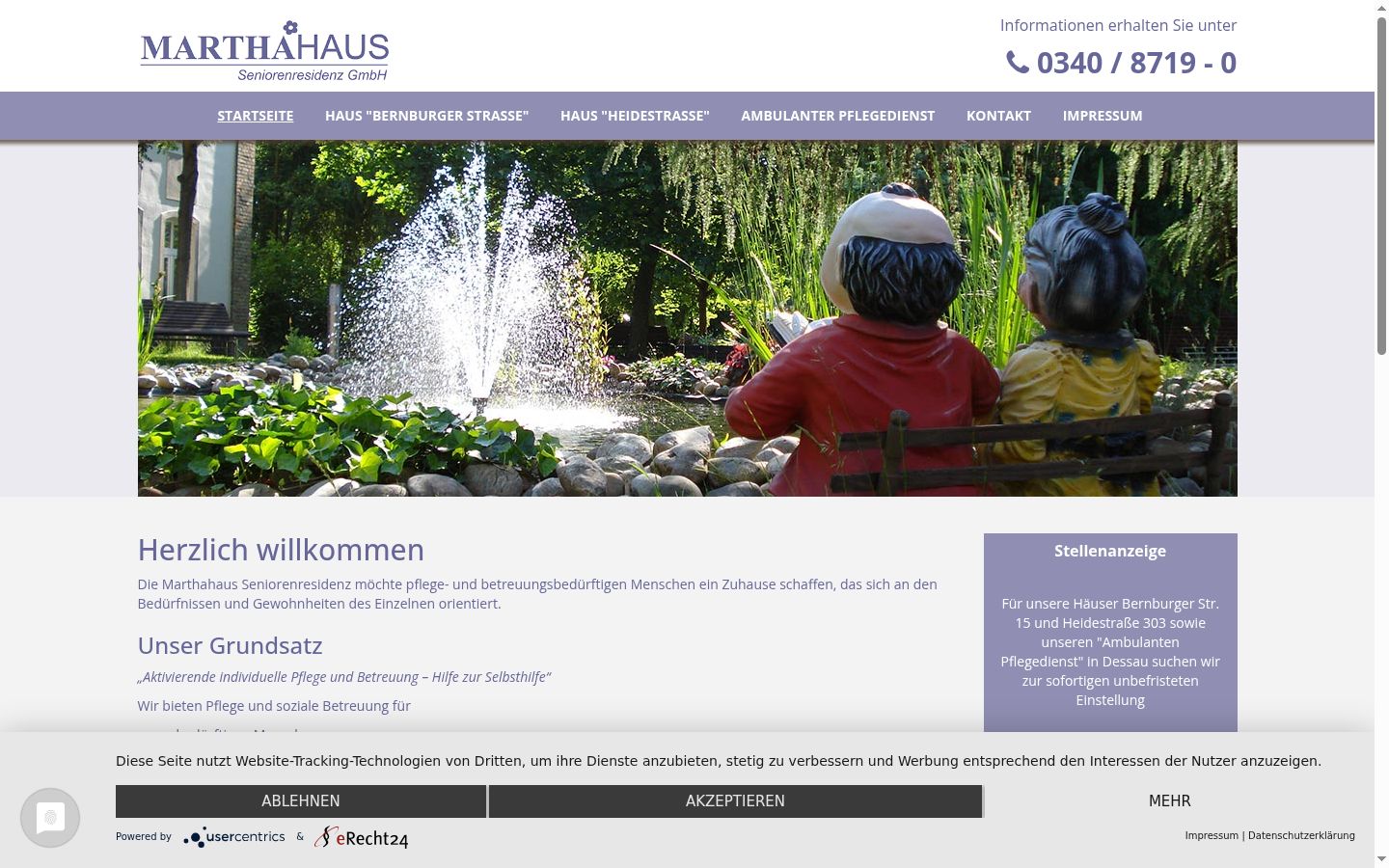 Ekrānuzņēmums ar piekrišanas baneri, kas tika rādīts pirms jebkādas mijiedarbības