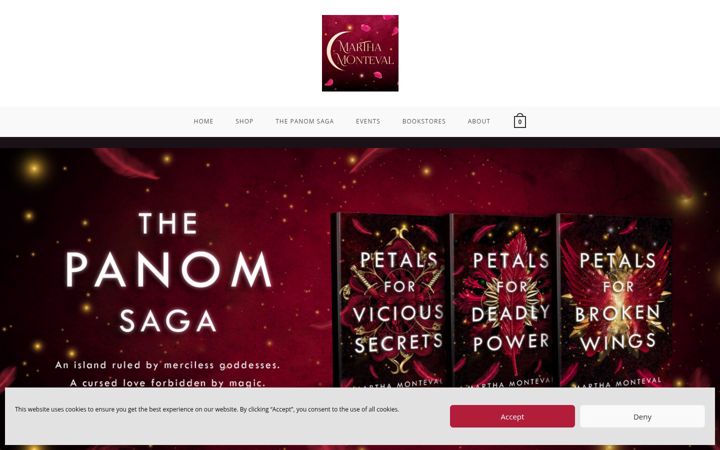 Screenshot of marthamonteval.com