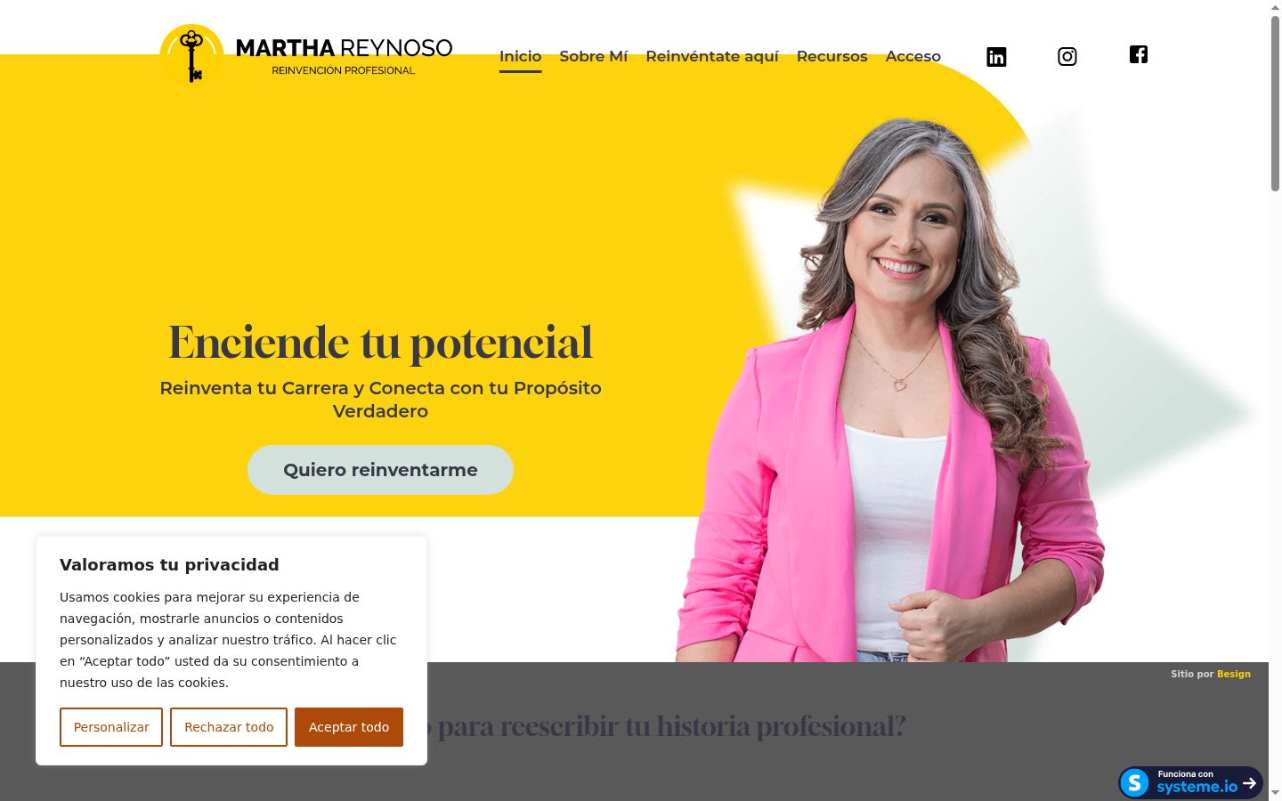 Screenshot tal-banner tal-kunsens muri qabel kwalunkwe interazzjoni