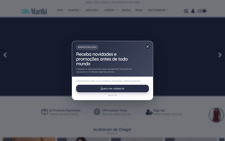Screenshot of marthifitness.com.br