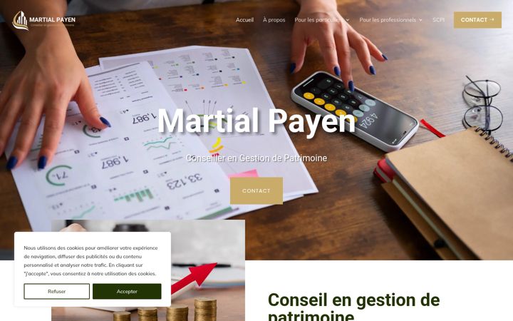 Screenshot of martial-payen.fr