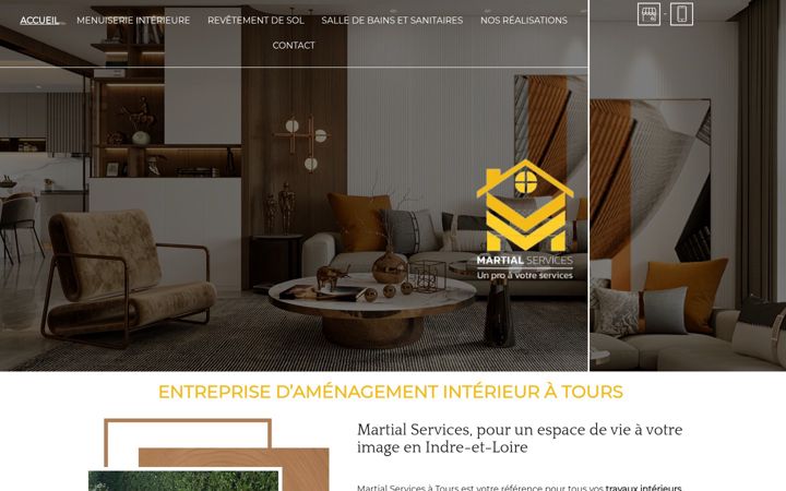 Screenshot of martial-services.fr