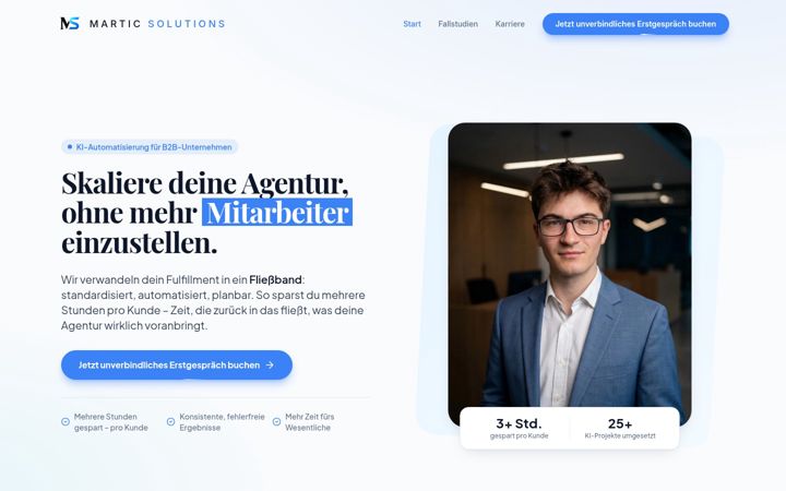Screenshot di marticsolutions.de