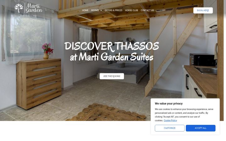 Screenshot of martigarden.com