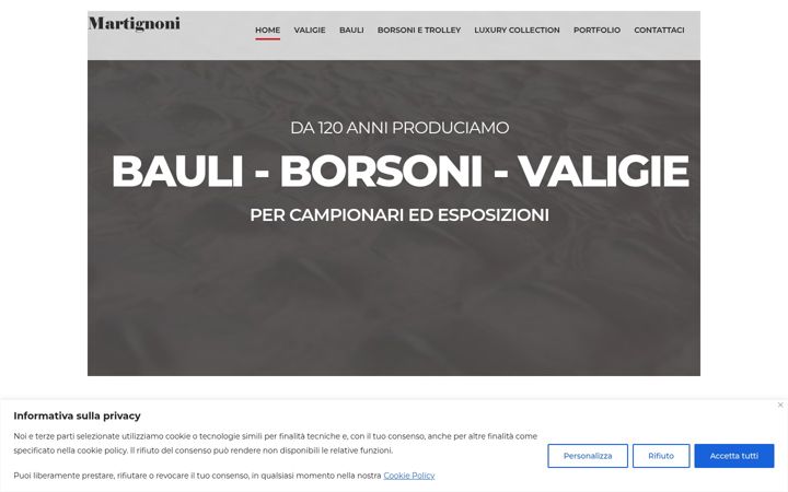 Screenshot of martignoni.it
