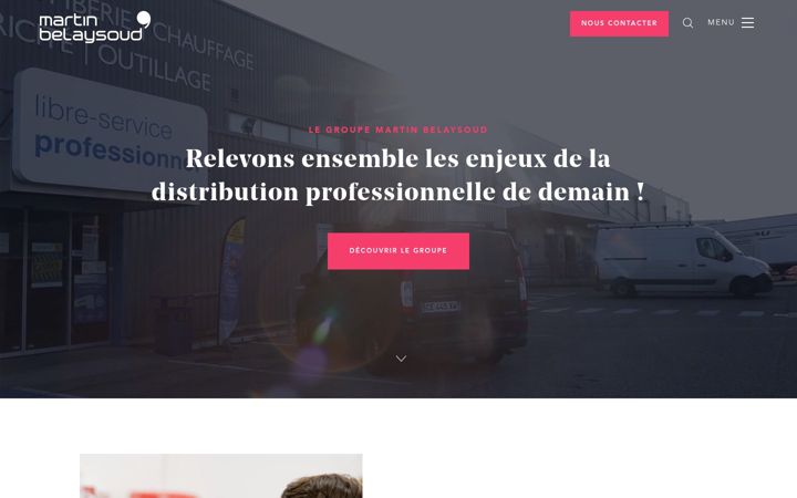Screenshot of martin-belaysoud.com