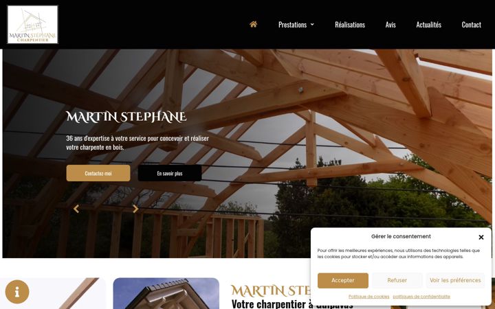 Screenshot of martin-charpentier.fr