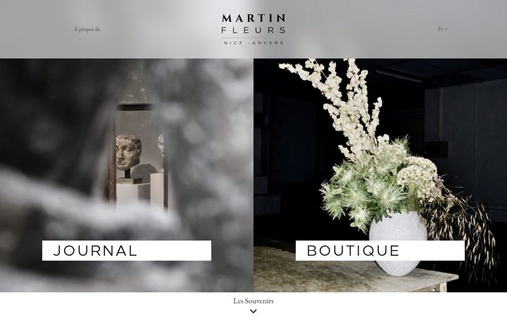 Screenshot of martin-fleurs.fr