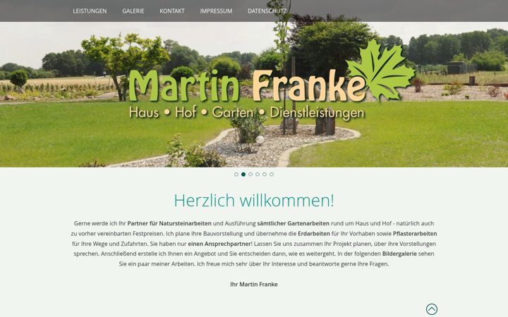 Screenshot of martin-franke.net