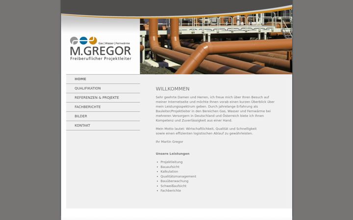Screenshot of martin-gregor.com