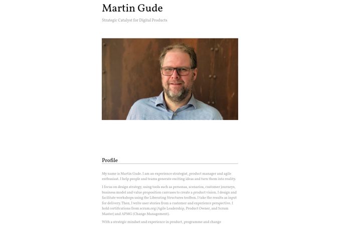 Screenshot of martin-gude.com