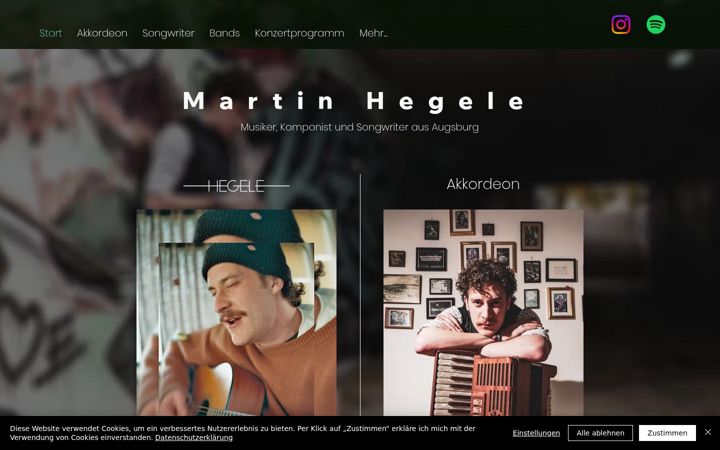 Screenshot of martin-hegele.de