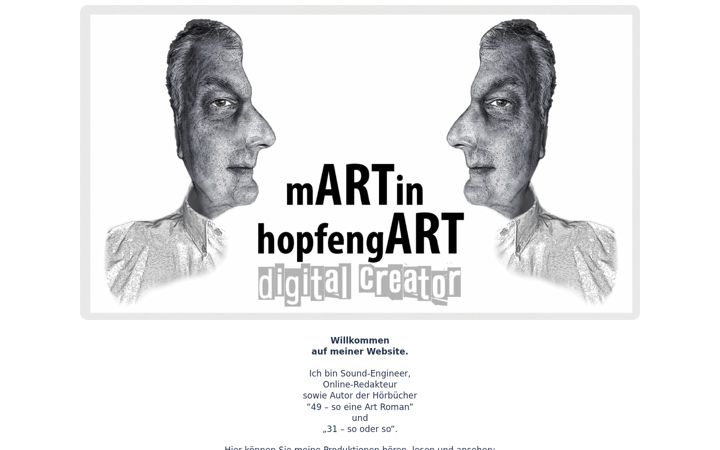 Capture d'écran de martin-hopfengart.de