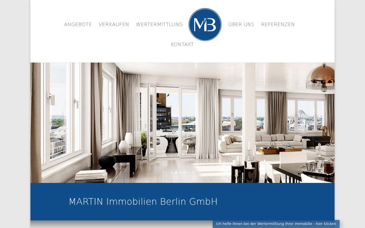 Screenshot of martin-immobilien-berlin.de